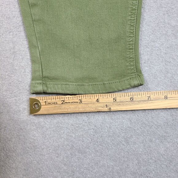 Judy Blue Pants Women 11/30 Green Garment Dyed Pockets Drawstring - Picture 15 of 15